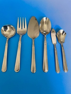 Pfaltzgraff PROVIDENCE 6 Pc Hostess Serving Set  18/8