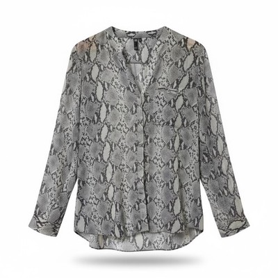 Stitch Fix KUT from the Kloth Sinclaire Button Down Blouse Animal Print Size L