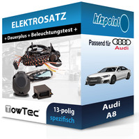 für Audi A8 06.2017-Jetzt Towtec E-Satz 13Polig Fahrzeugspezifisch NEU