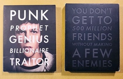 The Social Network (2010) Blu-Ray 2 Disc Set David Fincher
