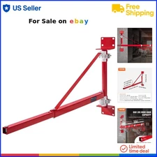 Wall Mount Jib Crane Steel Support Arm 660 lbs Max Load Electric Hoist