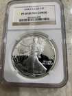 1990-S $1 1-oz Proof American Silver Eagle NGC PF69UC Brown Label