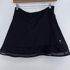 Golftini Top Golf Black S Performance Mesh Detail Skort Tennis Skirt Activewear