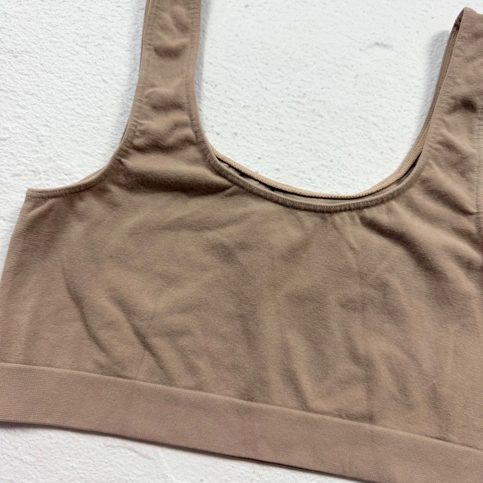 Bralette elástico de viscosa de bambú tostado Cosabella, talla mediana Foto 4 de 4