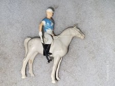 Vintage Beton Bergen Hard Plastic Polo Figure Horse Lot C