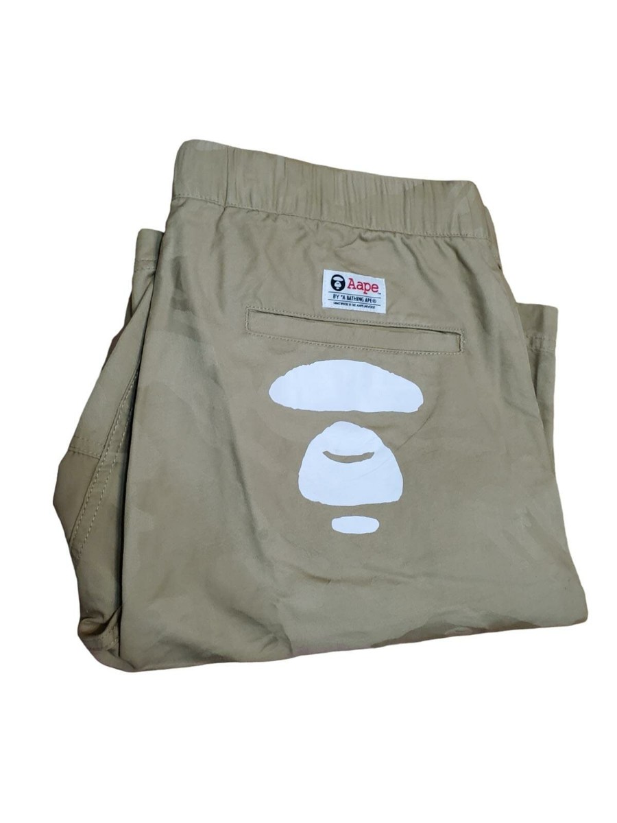 AAPE by A Bathing Ape Short Mens Size XL Khaki Cargo