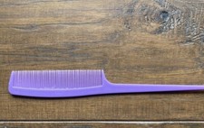 Vintage Goody Rat Tail Combs Unbreakable Purple Y2K
