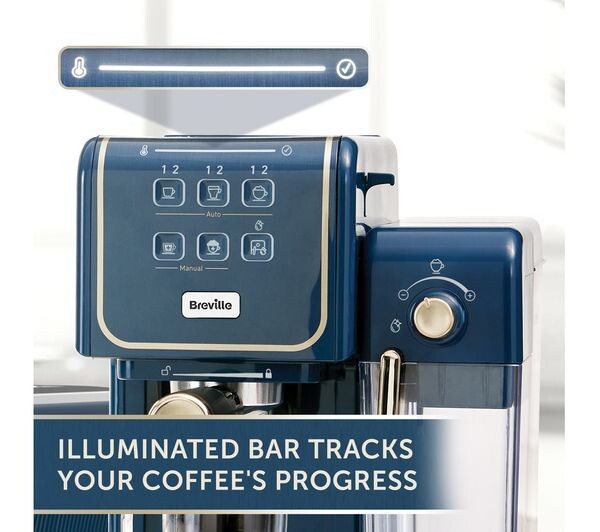 Breville VCF148 CoffeeHouse II Coffee Machine Navy Espresso