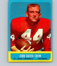 1963 TOPPS FOOTBALL #147 JOHN DAVID CROW                     MID GRADE MT