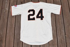 New  Willie Mays 24 San Francisco Giants Cream Baseball Jersey Adult XXXL