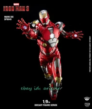King Arts 1/9 DFS049 Alloy Movable Iron Man Mark 19 Alloy Action Figure In Stock