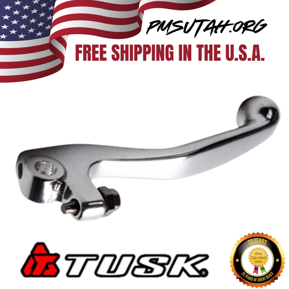 Tusk Brake Lever 1996-2004 Honda XR250R XR 250R Right Handlebar RH Silver - Image 4 of 4