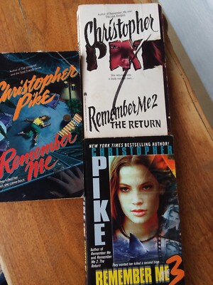 CHRISTOPHER PIKE REMEMBER ME BOOKS 1-3 LOT YOUNG ADULT HORROR