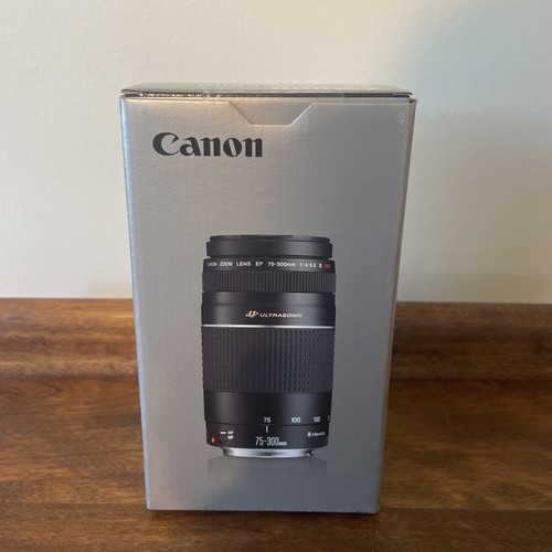 Canon EF 75-300mm f/4-5.6 III Telephoto Zoom Lens *SEALED BOX*