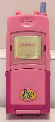 Vintage 1998 Polly Pocket Phone Fun aka Handy Bluebird Toys - komplett 