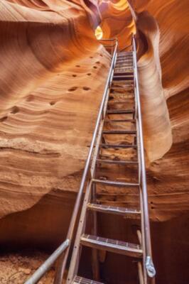 Wandbild: Ansicht des Antilope Canyon Exit, Page, USA (28094885)