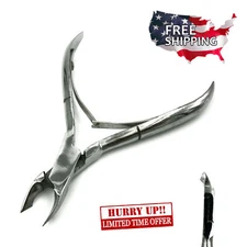 PRO STAINLESS STEEL PODIATRY CHIROPODY FULL JAW CUTICLE NAIL NIPPER CUTTER