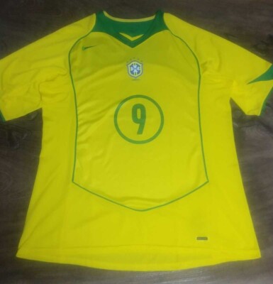 Ronaldo 9 XL 2004 BRAZIL FOOTBALL JERSEY CAMISA BRASIL