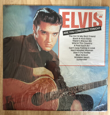 SHRINK ELVIS PRESLEY Are You Lonesome Tonight 12" LP UK ENGLAND CAMDEN ...