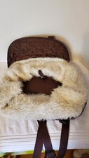 Small Dog Car Bed, Puppy Booster Seat Travel Car Carrier Bed, Brown Khaki