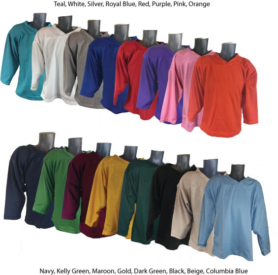 Practice hockey best sale jerseys with numbers