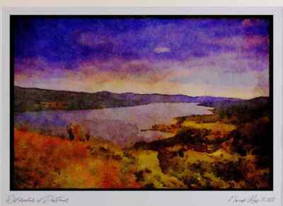 Scotland UK 231017 Inveraray And Loch Fyne Ltd Ed A3 Watercolour Print