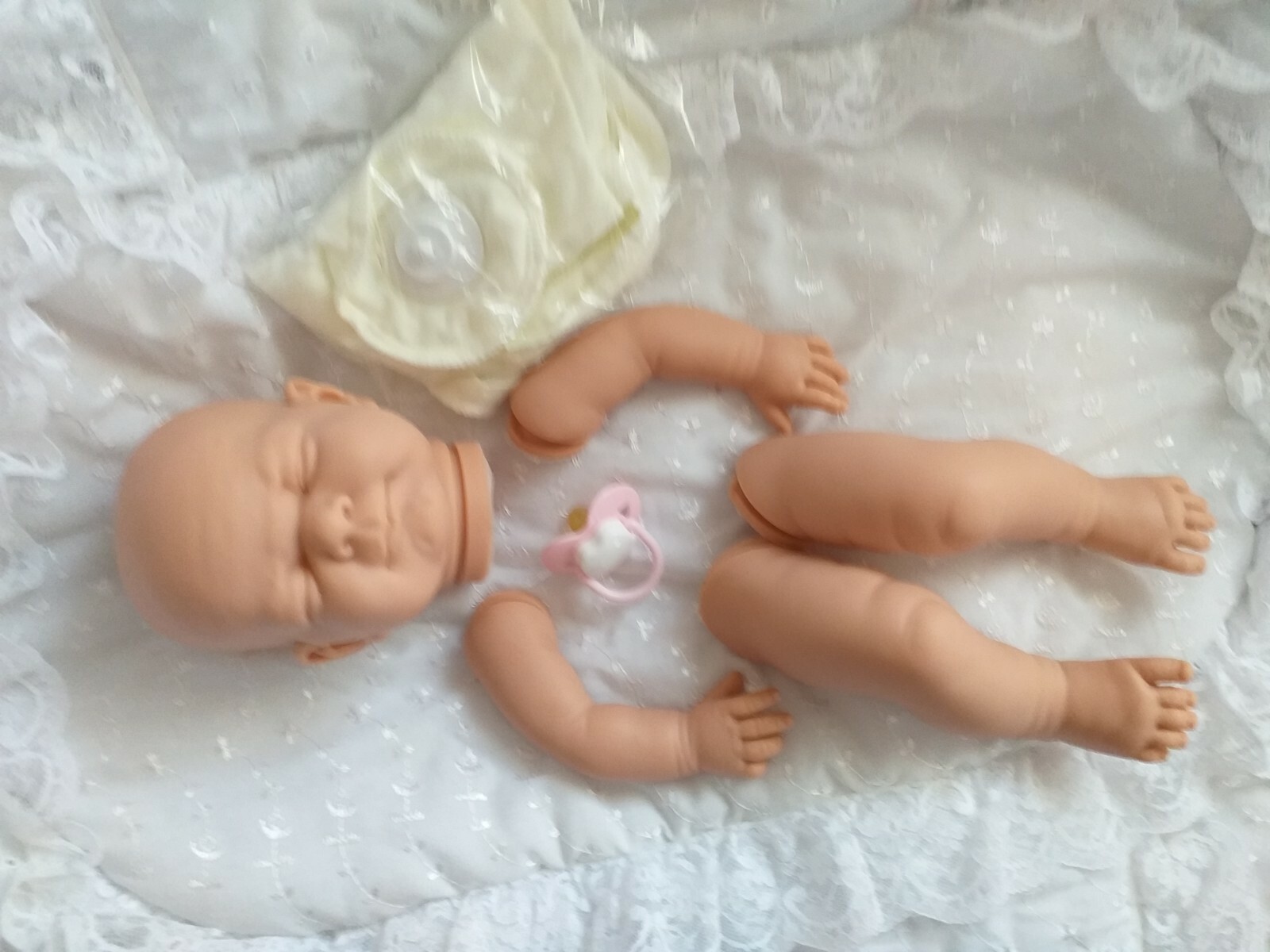 SOFT LIFELIKE DOLL KIT NEW SCULPT LUCY FULL LIMB 20in DISC BODY  PINK DUMMY