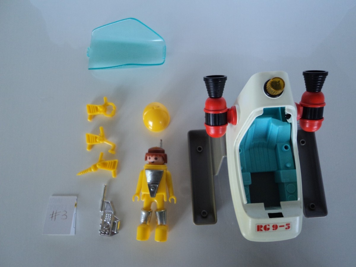 PLAYMOBIL vintage espace playmospace planeur spatial cosmonaute 3509 de