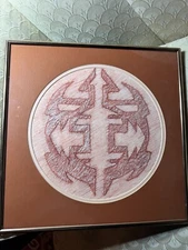 Joette Conley-Trombi "Abstract Scene " Mixed Media Artwork - Framed