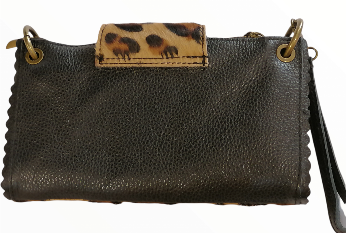 Cavallino Pelle Pochette Donna Tracolla Vera Italiana Made In Italy