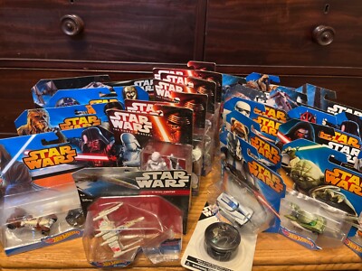 Star Wars Action Figures, Awaken Force, Mattel Hot Wheels, 30+ Selection NIP NWT