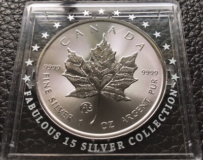 18 5 1oz Fabulous F15 Maple Leaf Silver Coin Privy Mark Shipping Free Ebay