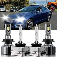 For Lincoln Mkz 2010-2012 4x H7 D3s Led Hid Headlight Hi Low Beam Bright Bulbs For Lincoln Mkz 2010-2012 4x H7 D3s Led Hid Headlight Hi Low Beam Bright Bulbs