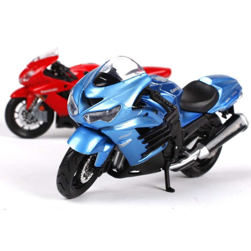 Maisto 1:18 Kawasaki Ninja ZX 14R Diecast Motorcycle Bike