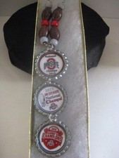 1" Bottle Cap Necklace Handcrafted Gift Idea Buckeyes