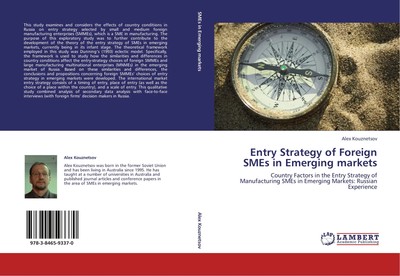 Entry Strategy of Foreign SMEs in Emerging markets Alex Kouznetsov Taschenbuch