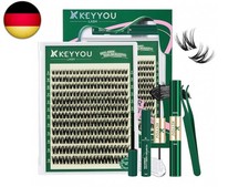 KEYYOU Wimpern Extensions Set D Curl Volume Lashes 8-16mm Lash Cluster Set