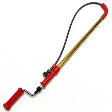 59802 K-6DH 6FT Toilet Auger Snake for Use Manually or with Drill, Drop Head