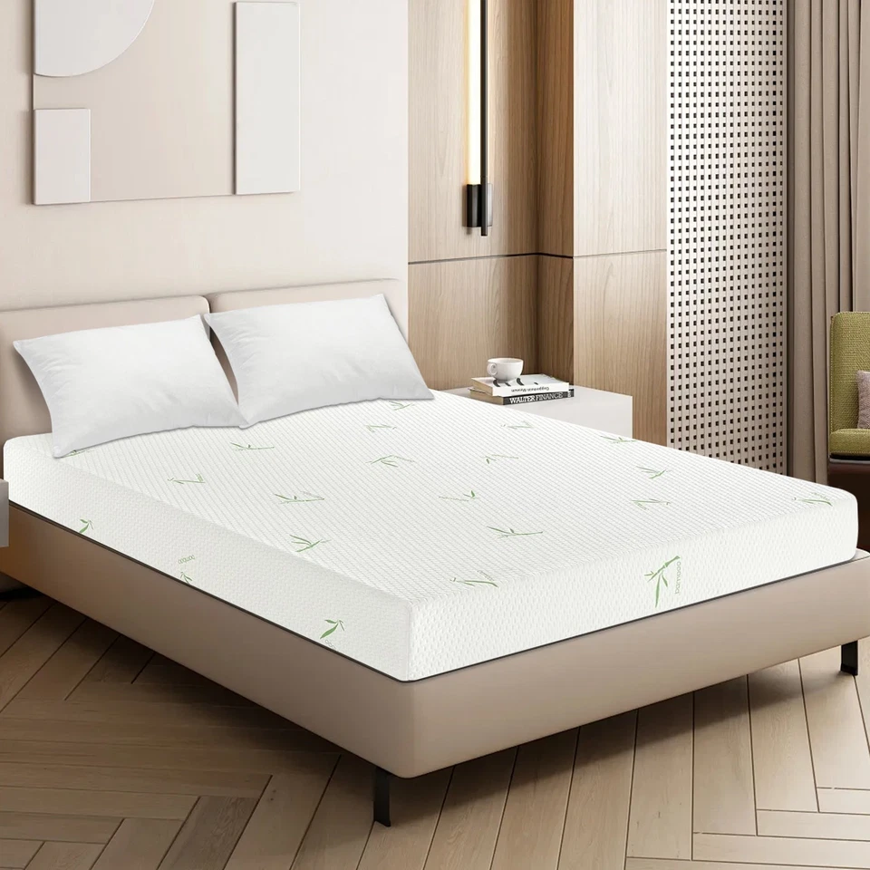 5/6/8 inch Gel Memory Foam Bamboo Fabric Mattress  Cool Sleep Medium In A Box - Image 2 of 4