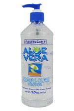 Fruit of the Earth Aloe Vera Crystal Clear Gel - 20 oz 567 g with Pump