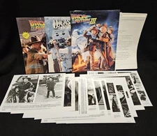 Vintage BACK TO THE FUTURE 3 PRESS KIT Photos Documents LUCASFILM FAN CLUB #8