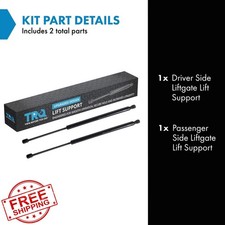 TRQ 13-20 Nissan Pathfinder Liftgate Lift Support Struts Set