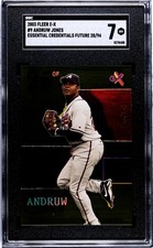 2003 Fleer E-X Andruw Jones #9 Essential Credentials Future SGC 7 #28/94 HOF