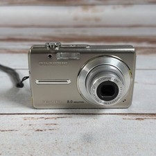 Olympus FE-280 8.0MP Silver Digital Camera Tested With Battery No Charger