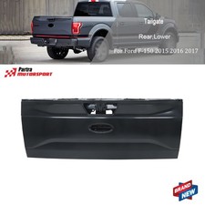 Rear Tailgate Shell Without Flex Step Black Steel For Ford F-150 2015 2016 2017