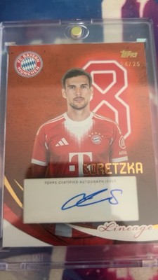 Topps Lineage FC Bayern München 25/26 Leon Goretzka AK-LG Auto 24/25