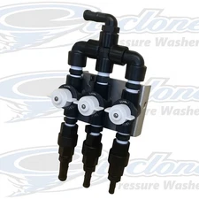 Soft Wash Proportioner - CYCLONE 3 Port 1/2" Softwash Mixing / Blending Valve 