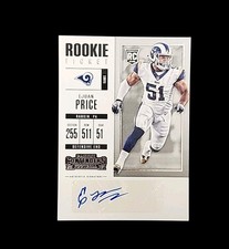 2017 Contenders EJUAN PRICE Rookie Ticket Auto RC #226  Los Angeles Rams DE