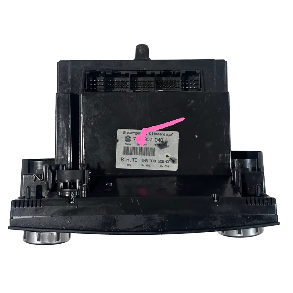 2004-2010 VOLKSWAGEN TOUAREG CLIMATE CONTROL AC HEATER TEMPERATURE 5HB008506 - Image 2 of 3