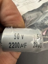 x25 2200uF 50V Electrolytic Capacitors Illinois Capacitor Radial Lead 85 C